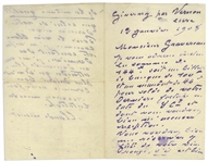 Claude Monet Autograph Letter Signed -- Monet Orders Red Wine From His Wine Merchant But Says the White Isn't as Good Anymore
